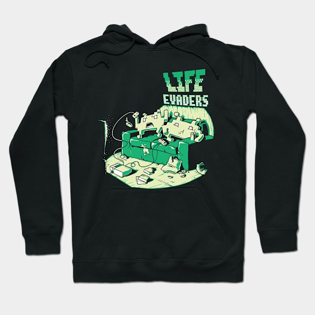 Life Evaders Hoodie by obvian